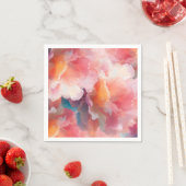 Floral Paper Plate Serviette (Beispiel)