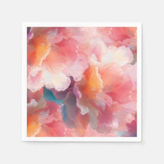 Floral Paper Plate Serviette (Vorderseite)