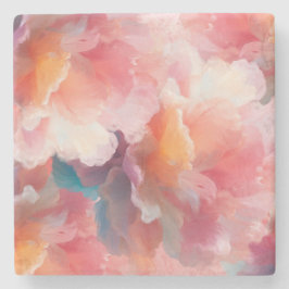 Floral Paper Plate Steinuntersetzer