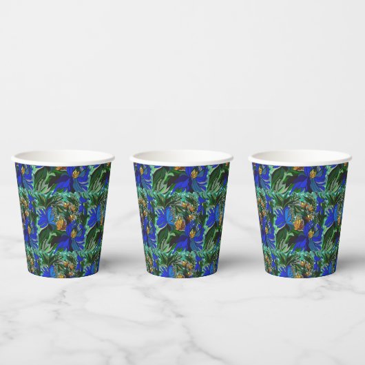 floral pappbecher (Multi)