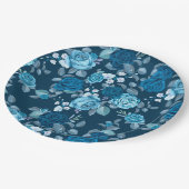 floral pappteller (Schrägansicht)