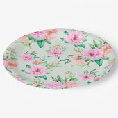 floral pappteller (Schrägansicht)