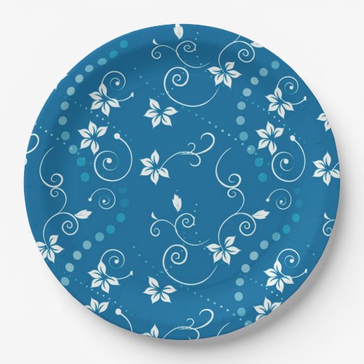 floral pappteller (Vorderseite)