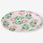 floral pappteller (Schrägansicht)