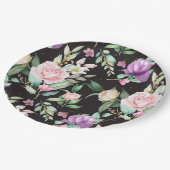 floral pappteller (Schrägansicht)
