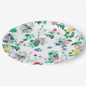 floral pappteller (Schrägansicht)