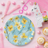 Floral  pappteller (Party)