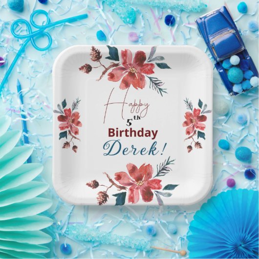 floral pappteller (Party)