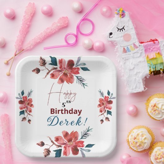 floral pappteller (Party)