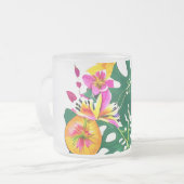 Floral Paradise Frosty Glass Tasse (Vorderseite Links)