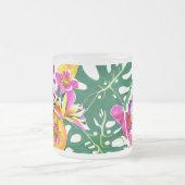 Floral Paradise Frosty Glass Tasse (Mittel)