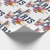 Floral Paris Geschenkpapier (Ecke)
