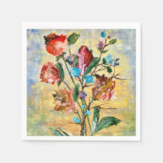 Floral Party Napkins Serviette