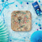 Floral Party paper plates Pappteller (Party)