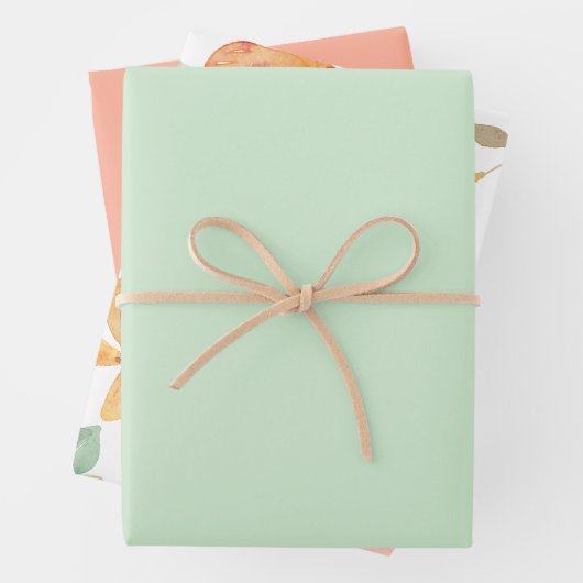 Floral Pastell Muster Ruhe Geschenkpapier Set (Beispiel)