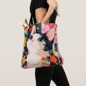Floral Patchwork Cat Tasche (Von Nahem)