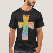 Floral Patchwork Cross T-Shirt (Vorderseite)