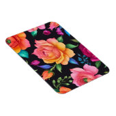 Floral Patern Rose Flexible Foto Magnet (Rechte Seite)