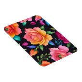 Floral Patern Rose Magnet (Rechte Seite)