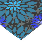 Floral pattern.05.FR.Bluex4b Black BG Kurzer Tischläufer (Ecke)