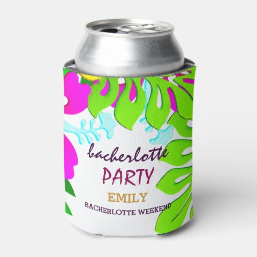 Floral Pattern Bacherlotte Party Dosenkühler (Kanne Vorderseite)