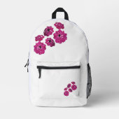 Floral Pattern Backpack Bedruckter Rucksack (Vorderseite)