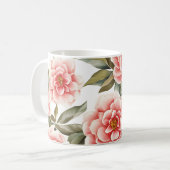 Floral Pattern Camellia Blume Kaffeetasse (Vorderseite Links)