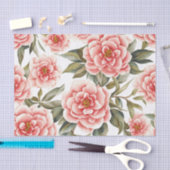 Floral Pattern Camellia Blume Seidenpapier (Handwerk)