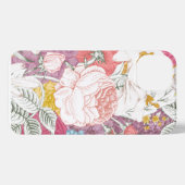 floral pattern cell phone case iPhone hülle (Rückseite (Horizontal))