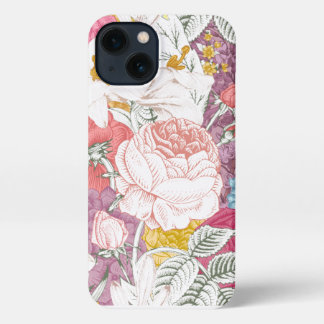 floral pattern cell phone case iPhone 13 hülle
