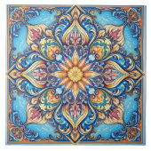 Floral pattern fliese (Vorderseite)