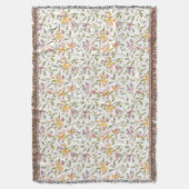 Floral Pattern Freesia Blume Decke (Vorderseite Vertikal)