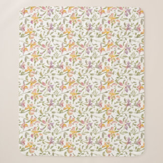 Floral Pattern Freesia Blume Sherpadecke