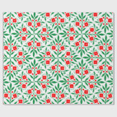 Floral pattern geschenkpapier (Flach)