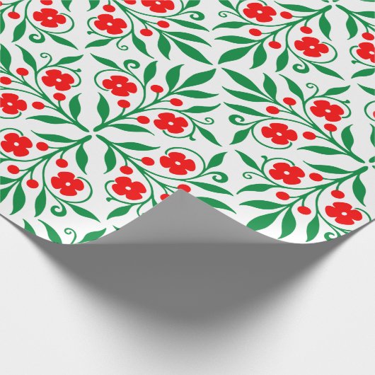 Floral pattern geschenkpapier (Ecke)
