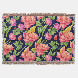 Floral Pattern Ginger Blume Decke