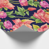Floral Pattern Ginger Blume Geschenkpapier (Ecke)