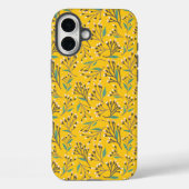 Floral Pattern in delicate branches and buds Case-Mate iPhone Hülle (Rückseite)