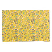 Floral Pattern in  delicate branches and buds Kissenbezug (Vorderseite-Rechts)