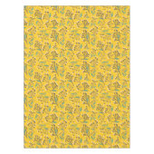 Floral Pattern in  delicate branches and buds Tischdecke (Vorderseite)