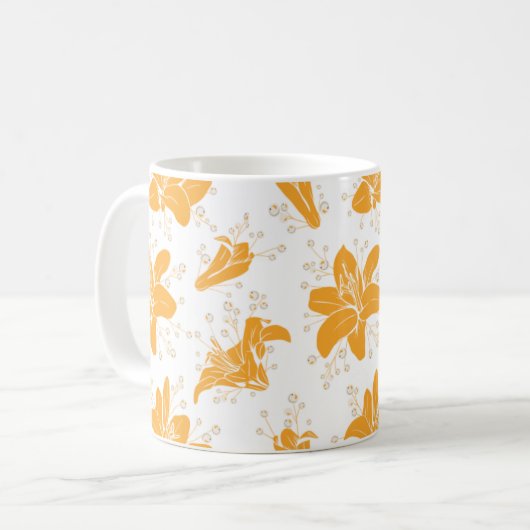 Floral Pattern Kaffeetasse (Vorderseite Links)