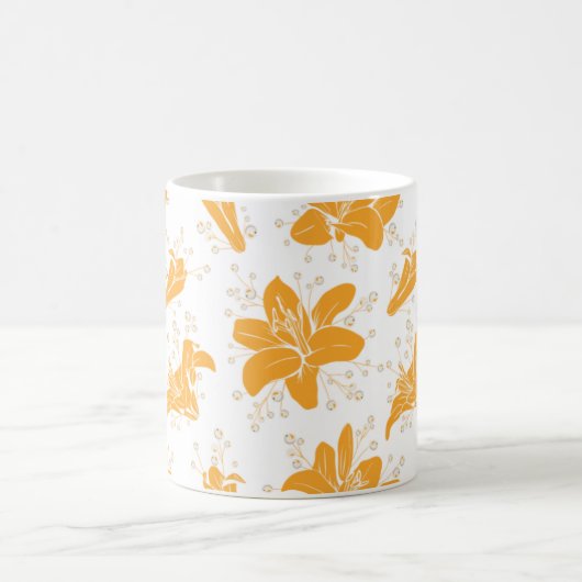 Floral Pattern Kaffeetasse (Mittel)