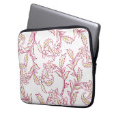 Floral Pattern Laptop Sleeve – Modern Aesthetic Pr (Vorderseite Links)