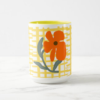 Floral Pattern Mug Tasse