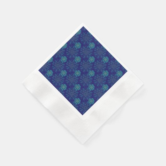 Floral Pattern Napkins Serviette (Ecke)