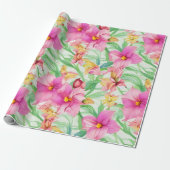 Floral Pattern Naupaka Blume Geschenkpapier (Ungerollt)