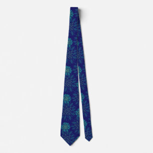 Floral Pattern Neck Tie Krawatte