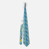 Floral Pattern Neck Tie Krawatte (Rückseite)