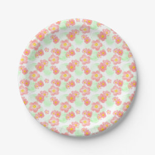 Floral pattern no1 pappteller