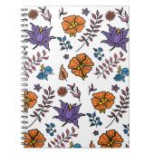 Floral Pattern Notebook Notizblock (Vorderseite)